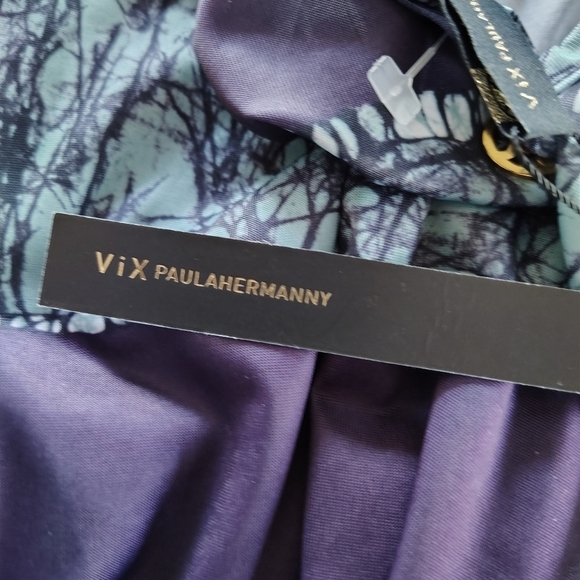 VIX Paula Hermanny Swimsuit Kaftan  Coverup L - Picture 11 of 13